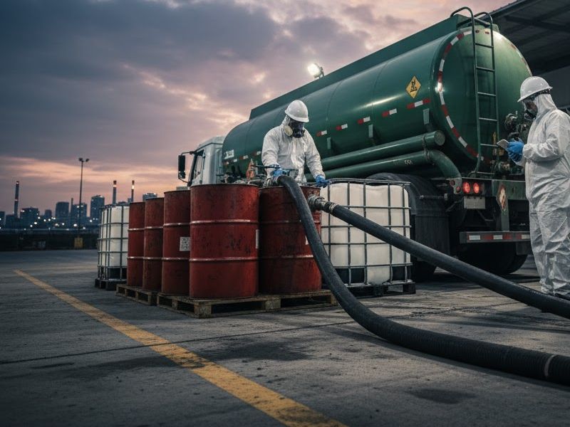 Recogida de líquidos peligrosos para Valencia