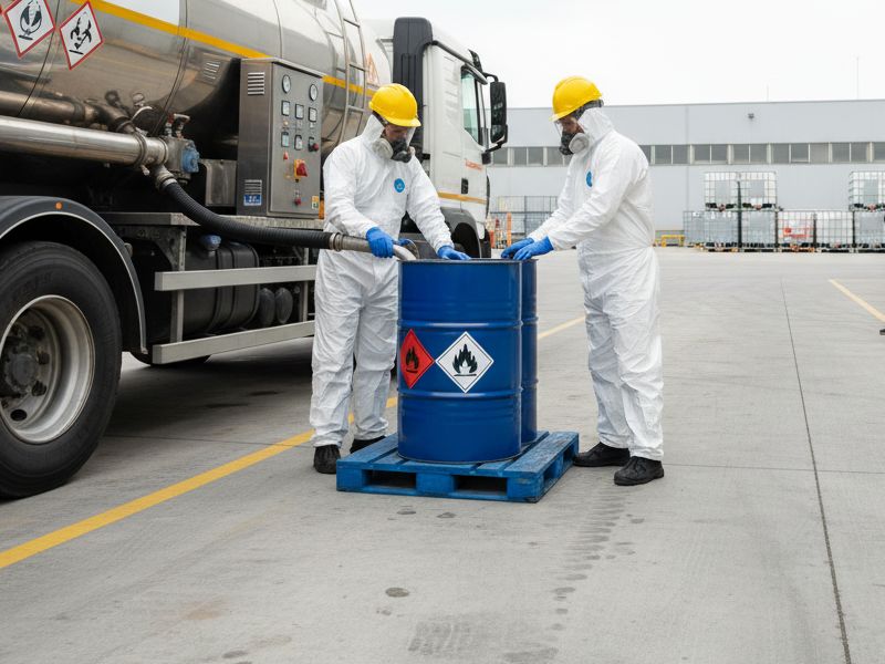 Recogida líquidos peligrosos en Castellón