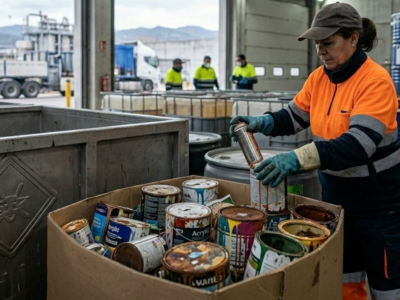 Recogida de pinturas en Valencia